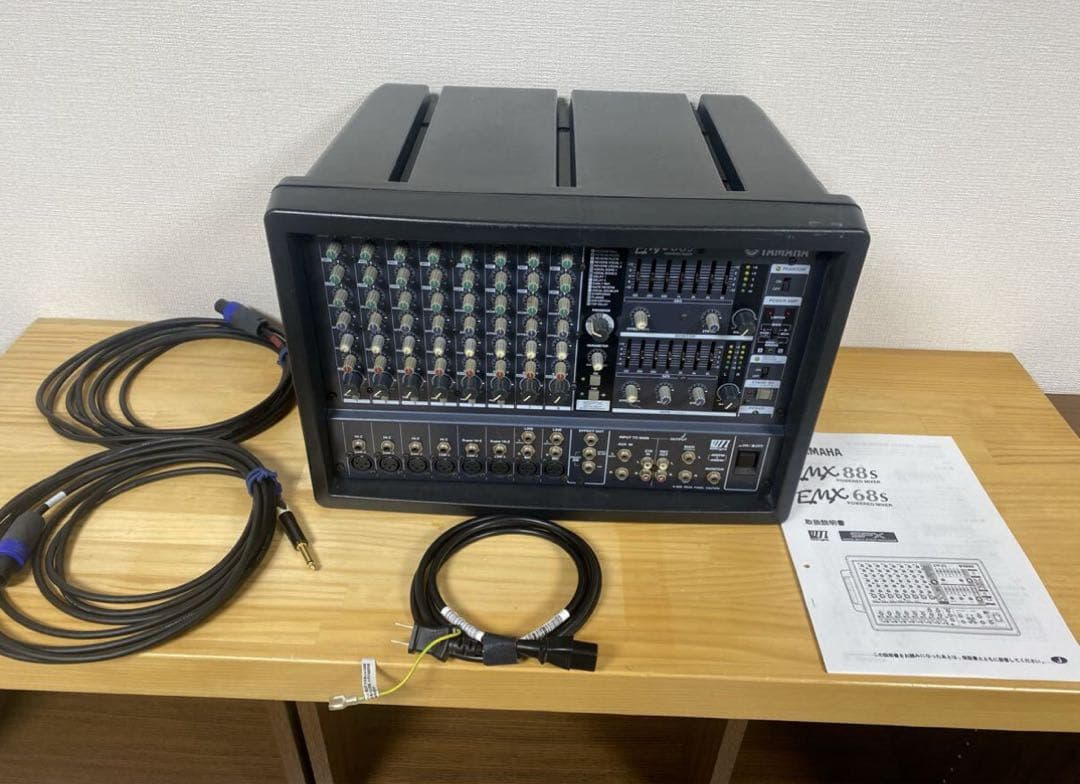 YAMAHA ボックス型パワードミキサー　EMX88s 動作出音確認済 オマケ付