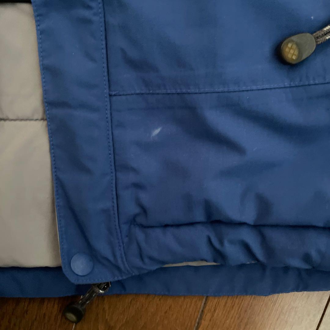 モンベル 子ども用スキーウェア 150cmブルー グレー キッズ　セットアップ