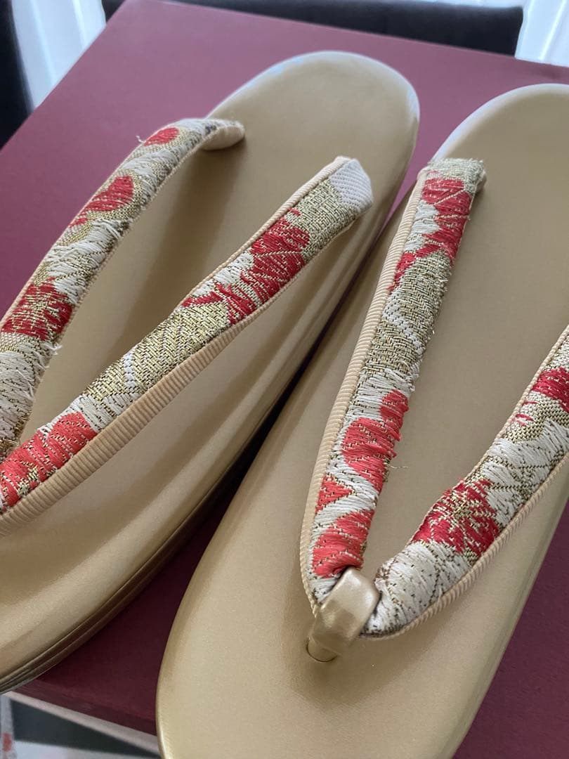 未使用 振袖用 草履バッグセット 西陣織 帯地 古典 成人式 結婚式 卒業式