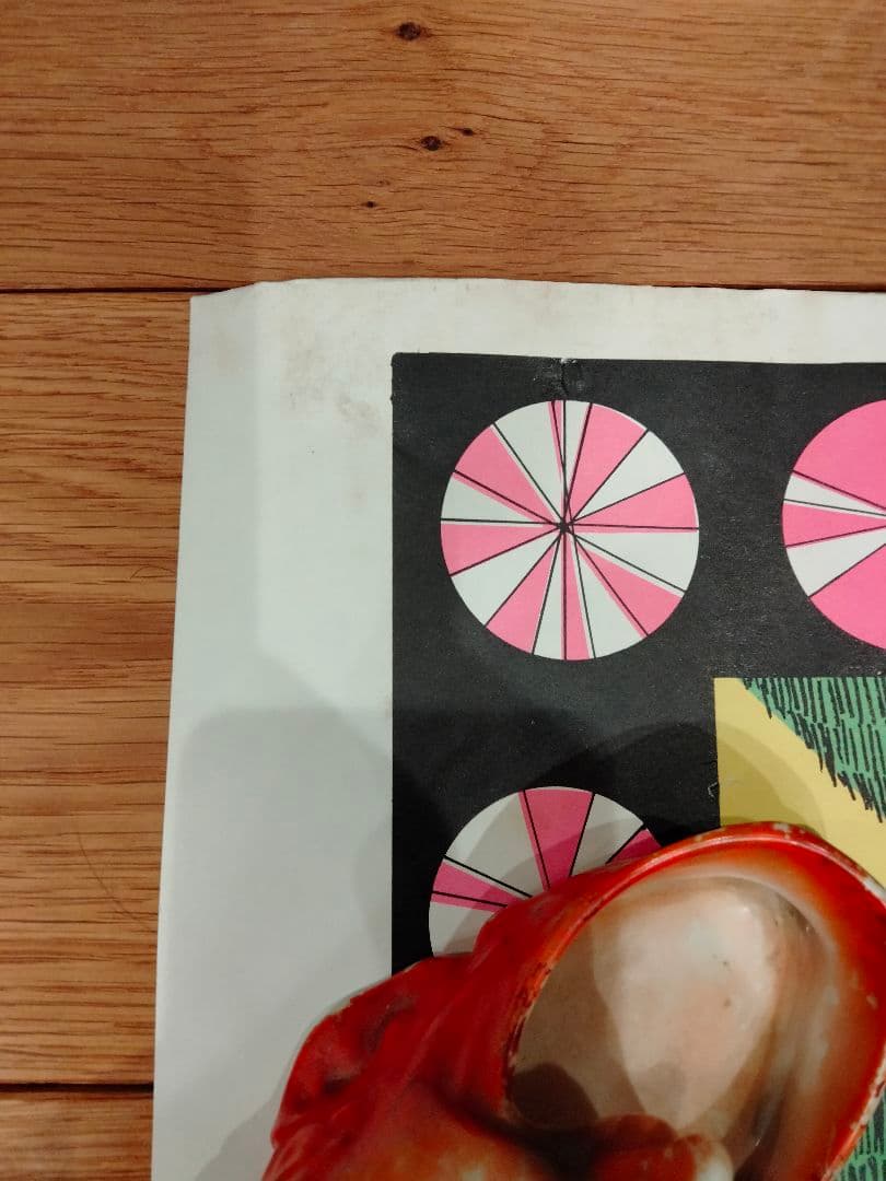 大判　ディズニー　ポスター ブラックライト メモリアルオージー ビンテージ 麻パ