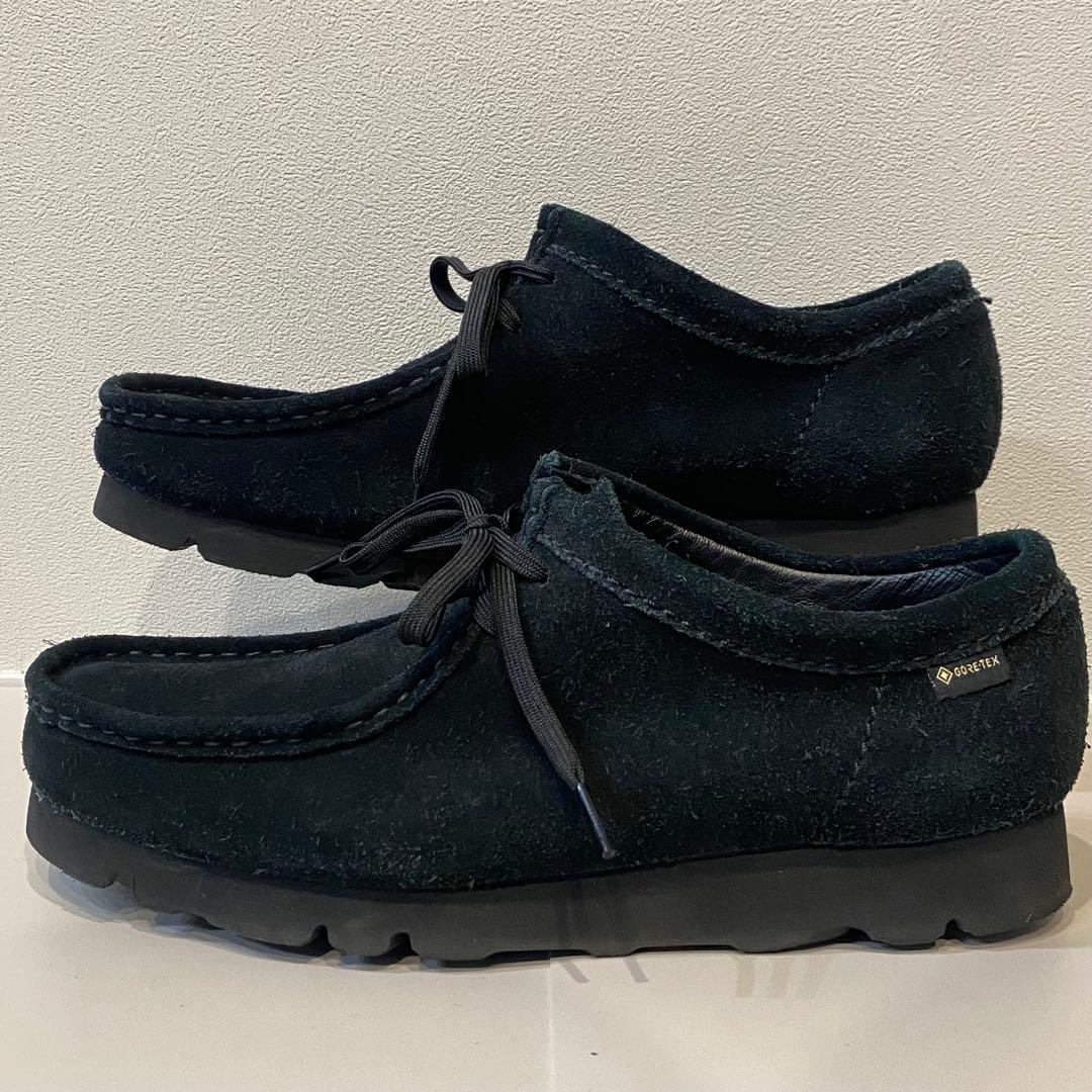 クラークス ワラビー GORE-TEX ブラック Clarks UK8 26.5