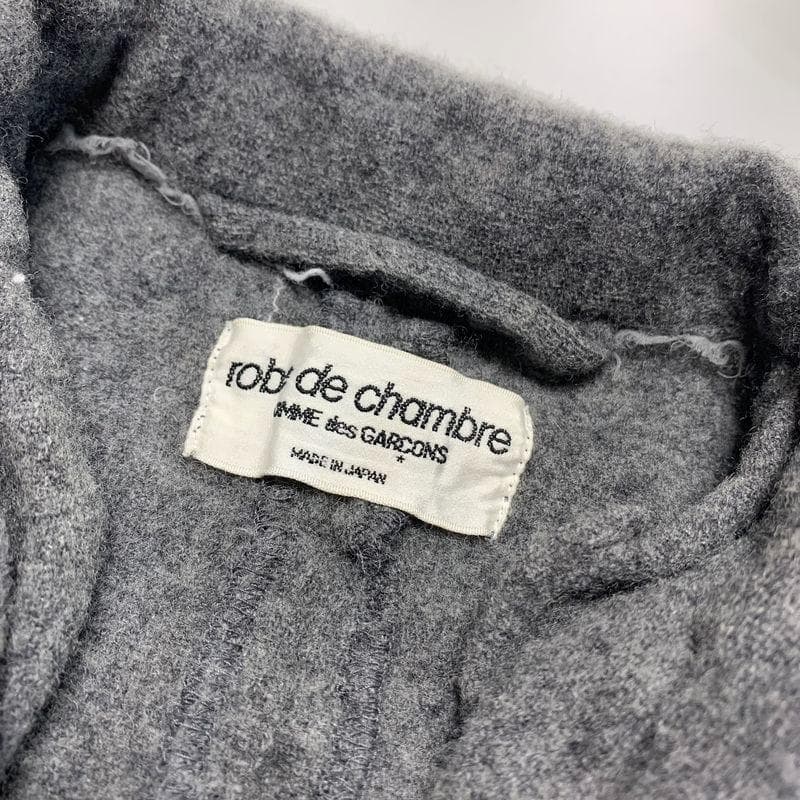 n*.様 90s ローブドシャンブル コムデギャルソン ウール 縮絨 切替 ジャ