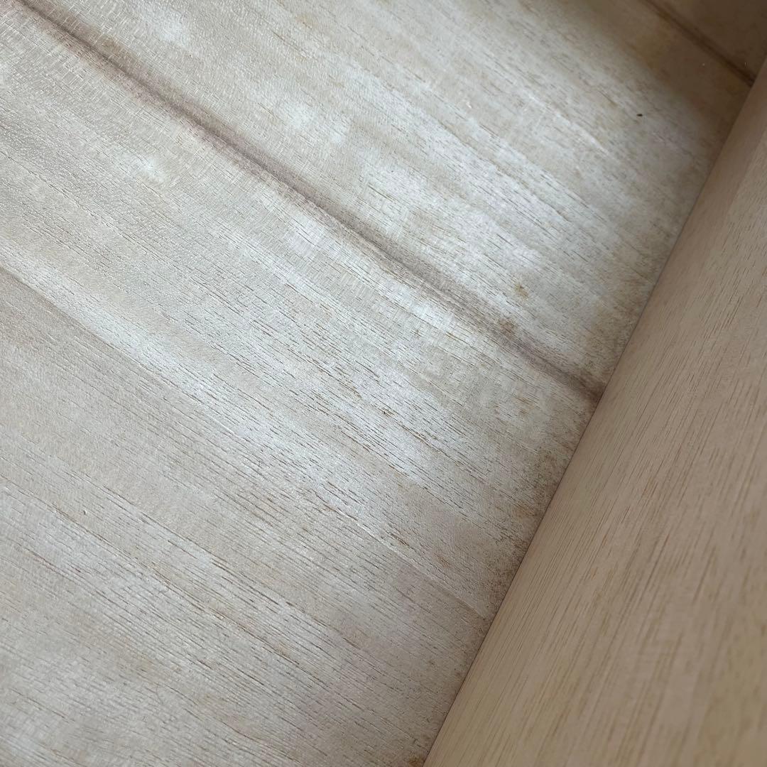 ヴィンテージ 桐箪笥 チェスト テレビ台 ローボード 3段 無塗装 昭和レトロ