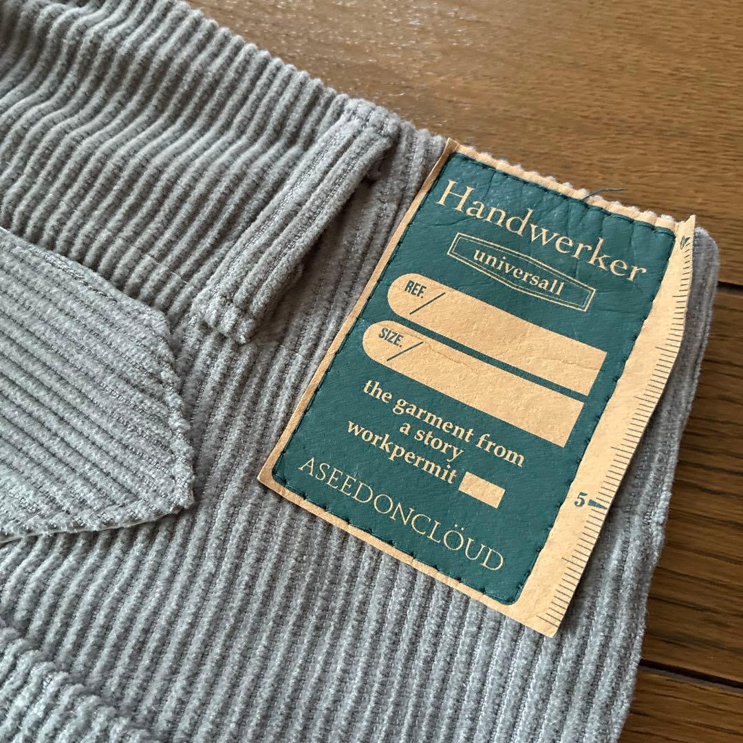 美品★ASEEDONCLOUD★Handwerker コーデュロイ パンツ
