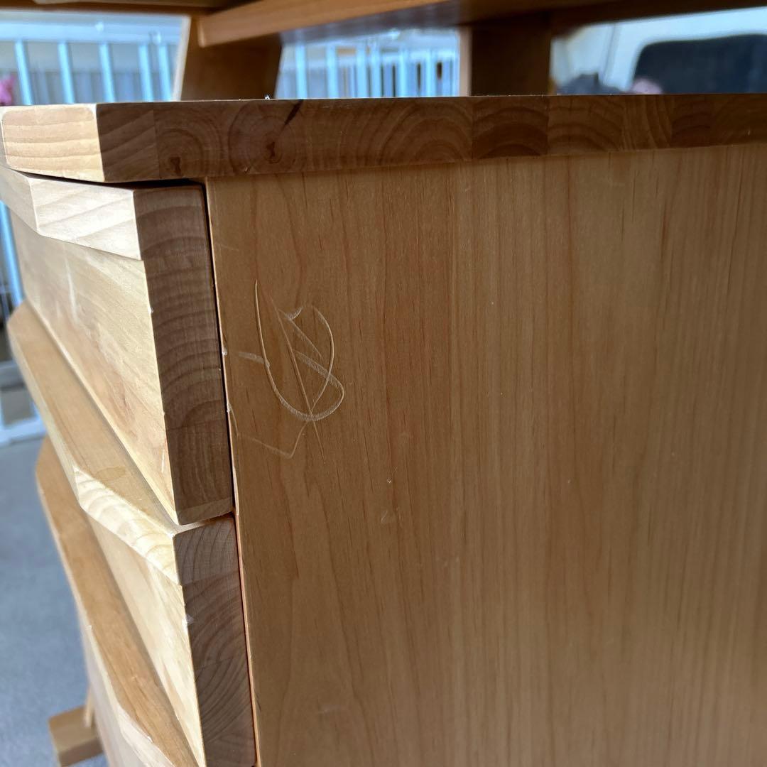 アクタス　リーヴェ　木製ワゴン　デスク別売