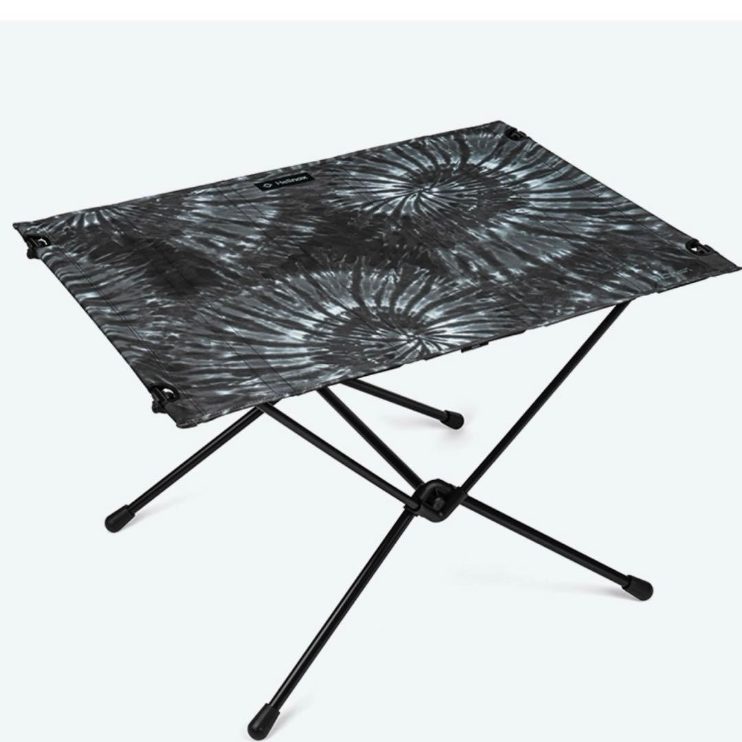 helinox ヘリノックス ブラック タイダイ チェア テーブル セット