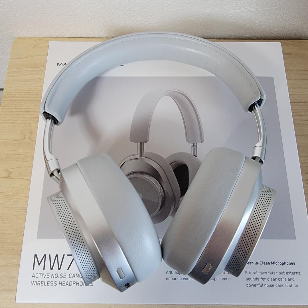 【ほぼ新品】MASTER & DYNAMIC MW75 Silver