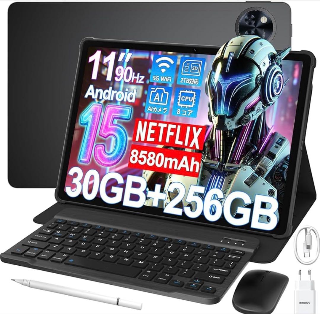 アンドロイド 15 タブレット 30GB+256GB+2TB TF拡張