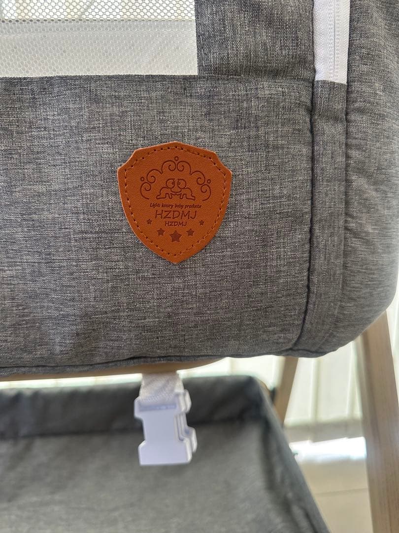 HZDMJ ベビーベッド⭐︎グレー