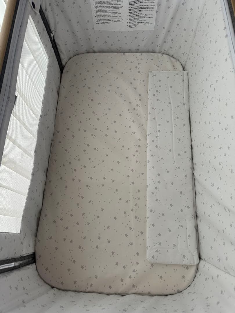 HZDMJ ベビーベッド⭐︎グレー