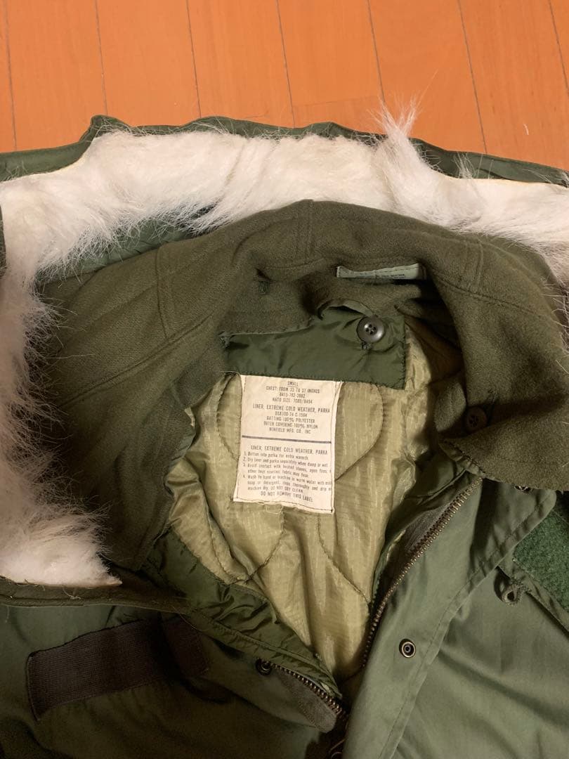 希少！80’s M-65フィッシュテールパーカー　フルセット　XS