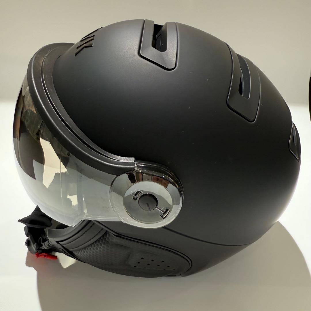 KASK マットブラック ヘルメット バイザー付き　スキーヘルメット