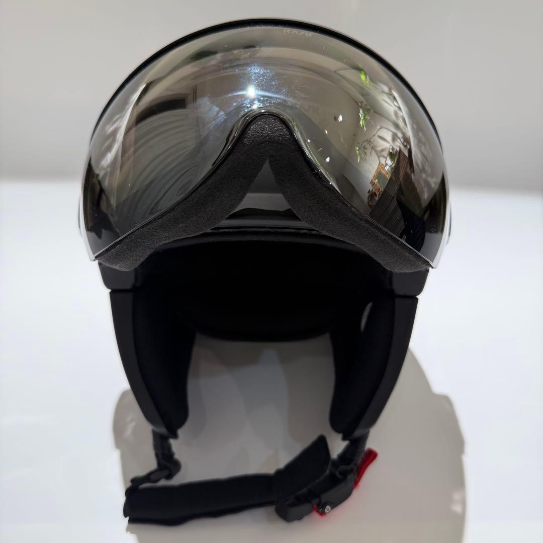 KASK マットブラック ヘルメット バイザー付き　スキーヘルメット