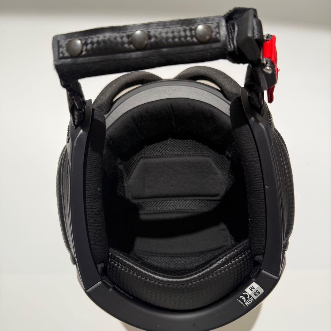 KASK マットブラック ヘルメット バイザー付き　スキーヘルメット