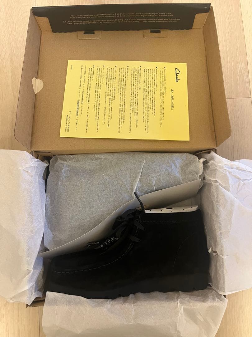 靴 Clarks WallabeeBT GTX Black 26179256