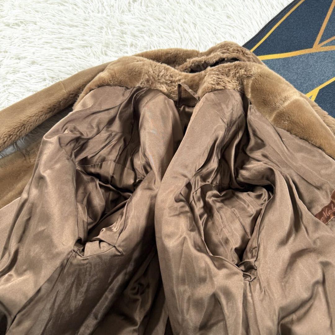 裾周り266㎝ FOXEY ヌートリア コート Aライン XL相当 なめし柔らか