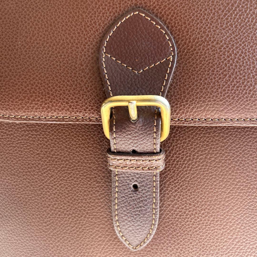 高級　Burberry ビジネスバック　男女共　茶系色