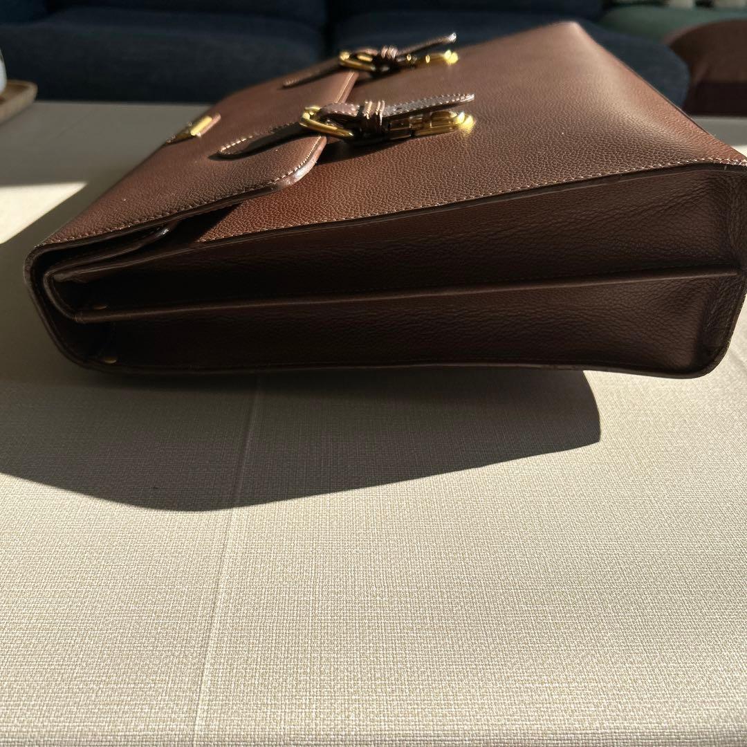 高級　Burberry ビジネスバック　男女共　茶系色