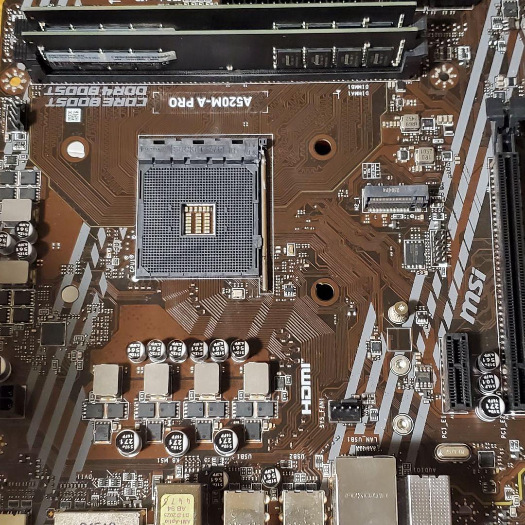 マザーボード 16GB A520M-A PRO DDR4