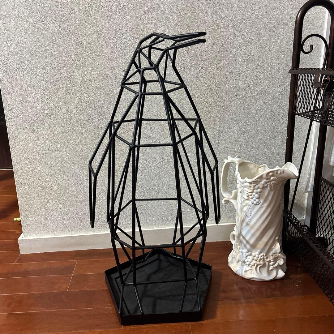 act work's シャドーワイヤー　ペンギン 傘立て