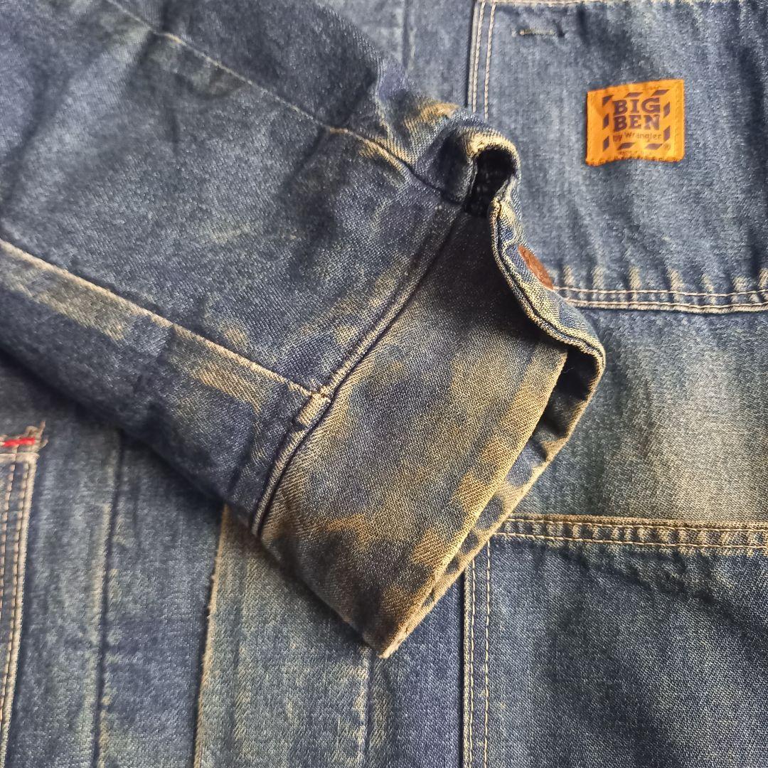 USA製 80s BIGBEN デニム カバーオール 裏ブランケット 42