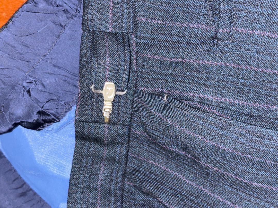 50s 60s ウールスラックス lightningジップ片爪