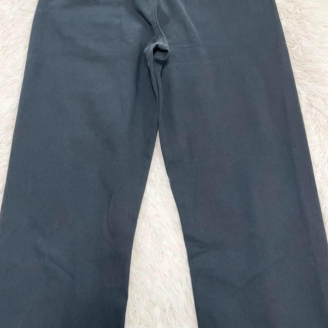 ナイジェルケーボン　ブリティッシュアーミーパンツ・ユーズド加工・32・ネイビー