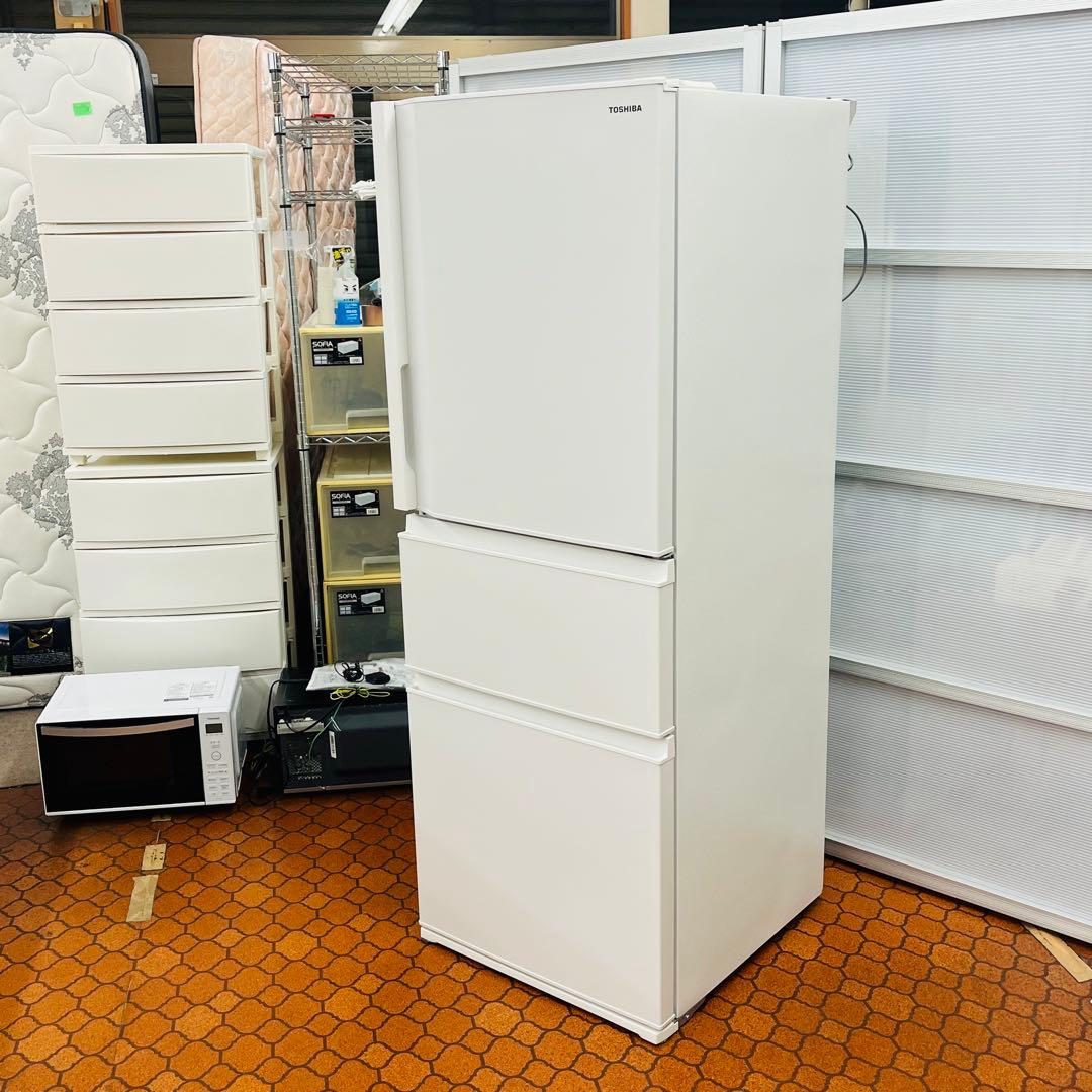 【美品】TOSHIBA 冷凍冷蔵庫 GR-V33SC (WU) 2024年製