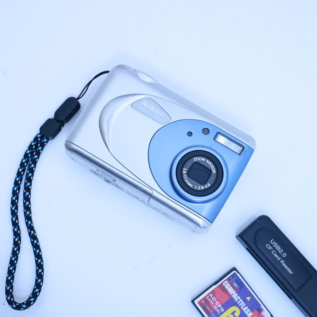 スマホ転送可 Nikon デジタルカメラ CFカード他 コンデジ　コンパクト