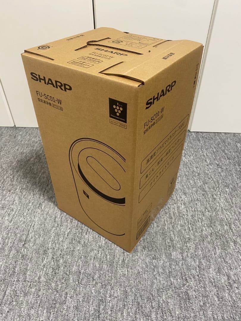 【新品】SHARP 空気清浄機 FU-SC01-W ホワイト　コンパクトモデル