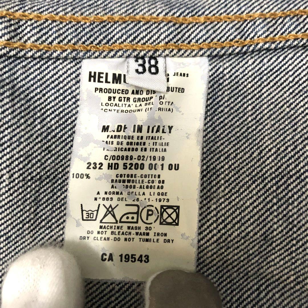 ★希少レア★ヘルムートラング デニムジャケット カットオフ 38 M 99