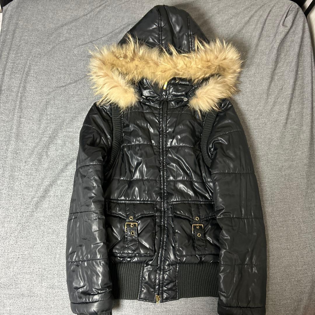 semantic design ファー ダウンジャケット