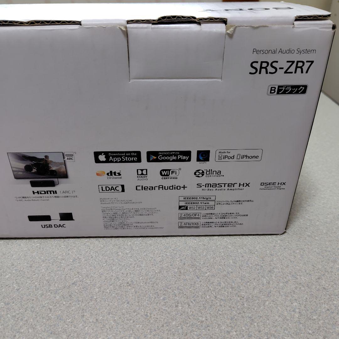 ○極美品／SONY SRS-ZR7 ワイヤレススピーカー ブラック