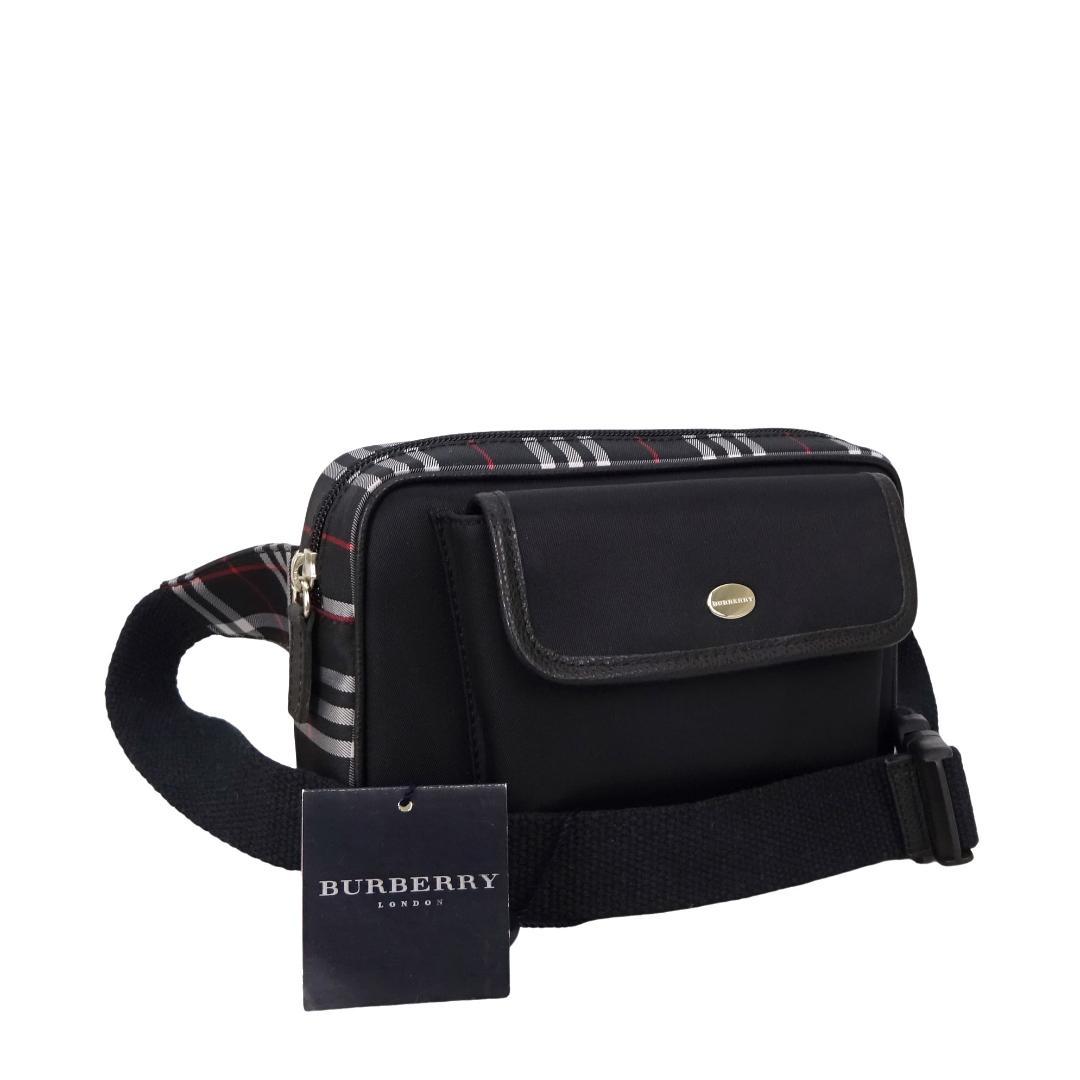 本物 未使用■バーバリー■ノバチェック ウエストバッグ ショルダーバッグ