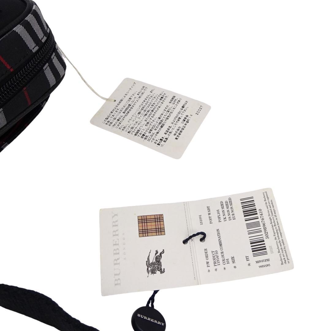 本物 未使用■バーバリー■ノバチェック ウエストバッグ ショルダーバッグ