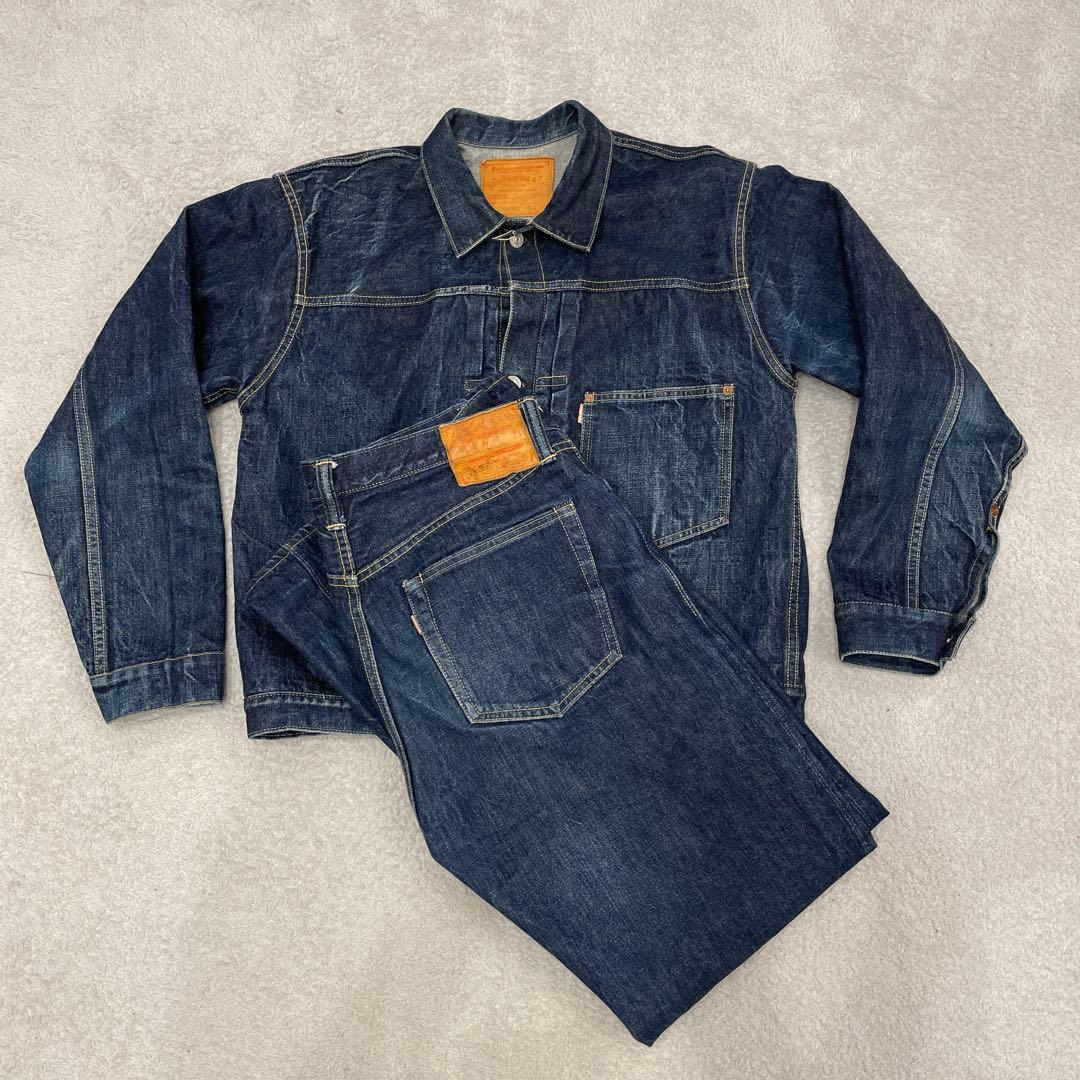 ウエアハウス　デッドストックブルー　セットアップ