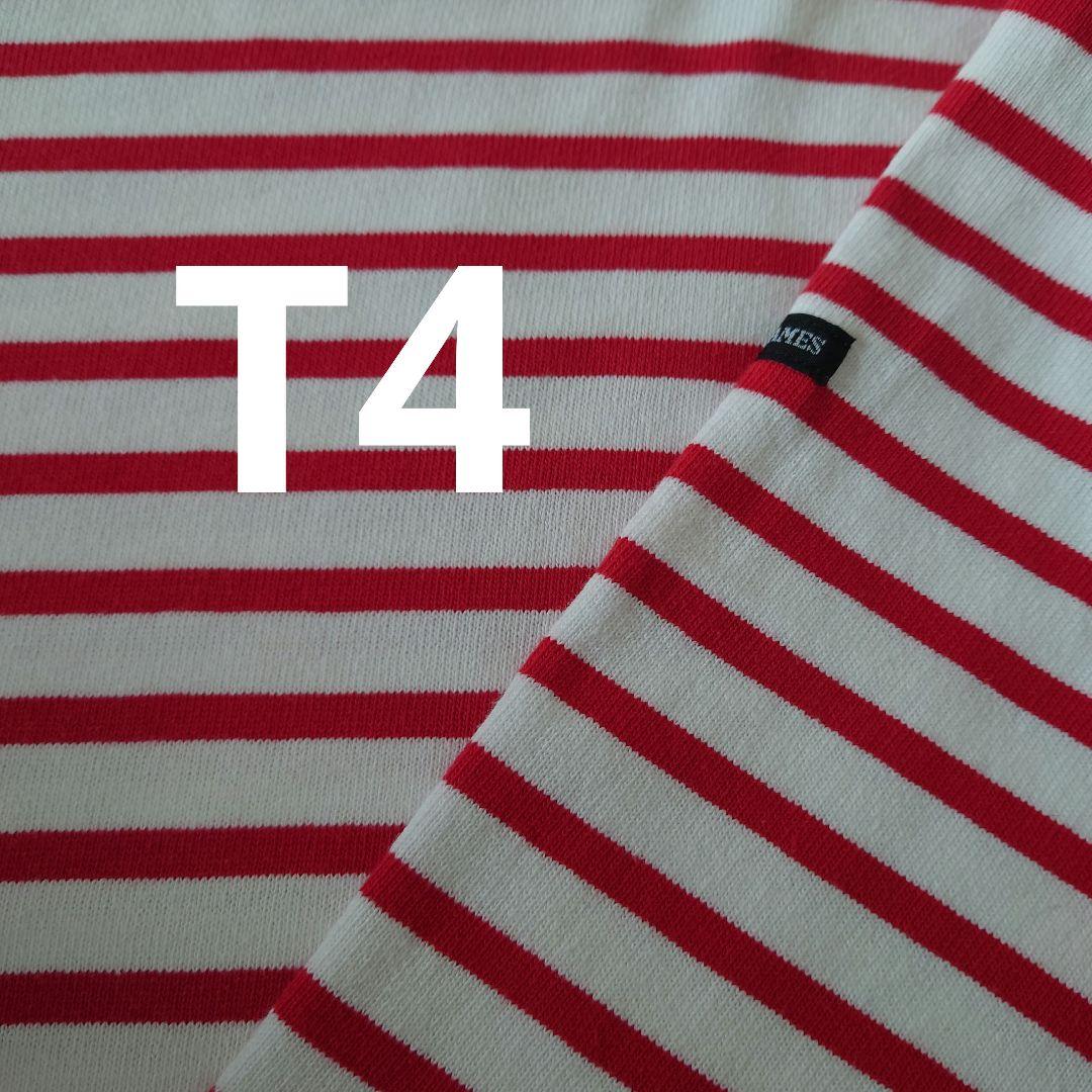 良品　ウエッソン　レッド×ホワイト　T4　セントジェームス