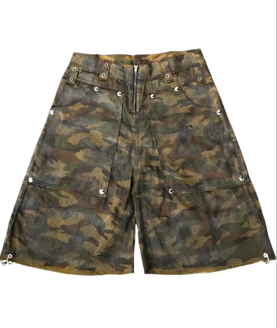 mmoption 迷彩柄ハーフパンツ　MM:OPTION ミリオプション カモ柄