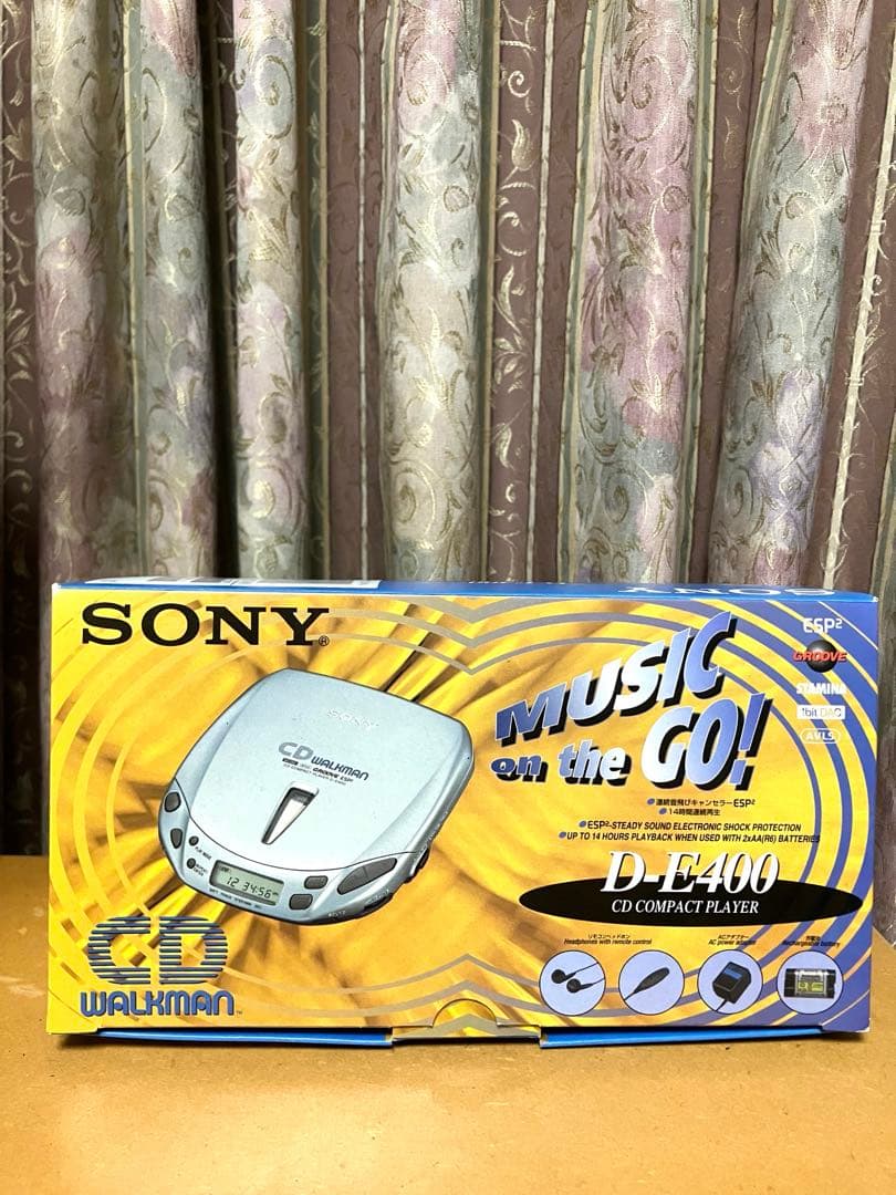 【箱付き◎超美品】SONY D-E400 CDプレーヤー 動作確認済み★レア