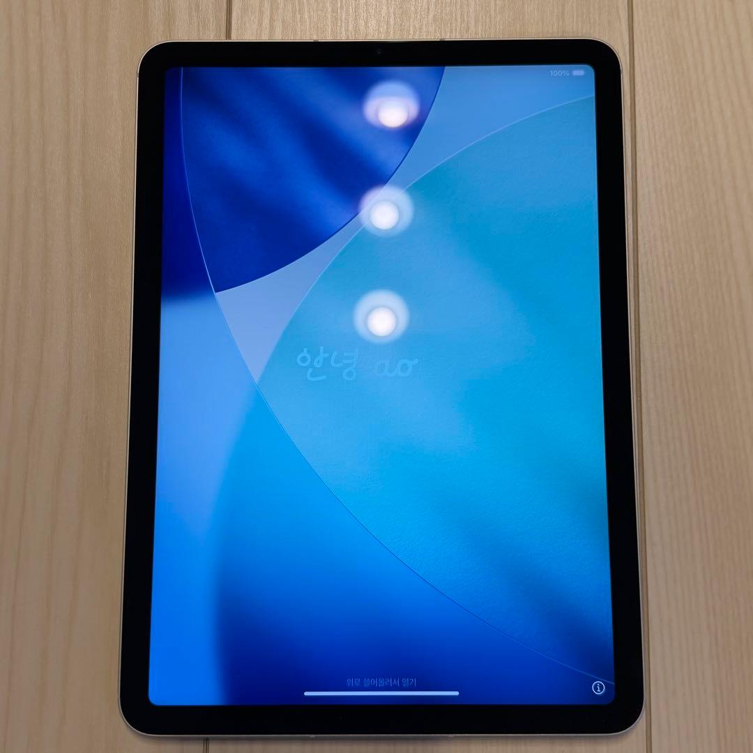 【美品】iPad Air4 64GB Cellular シルバー 電池100%