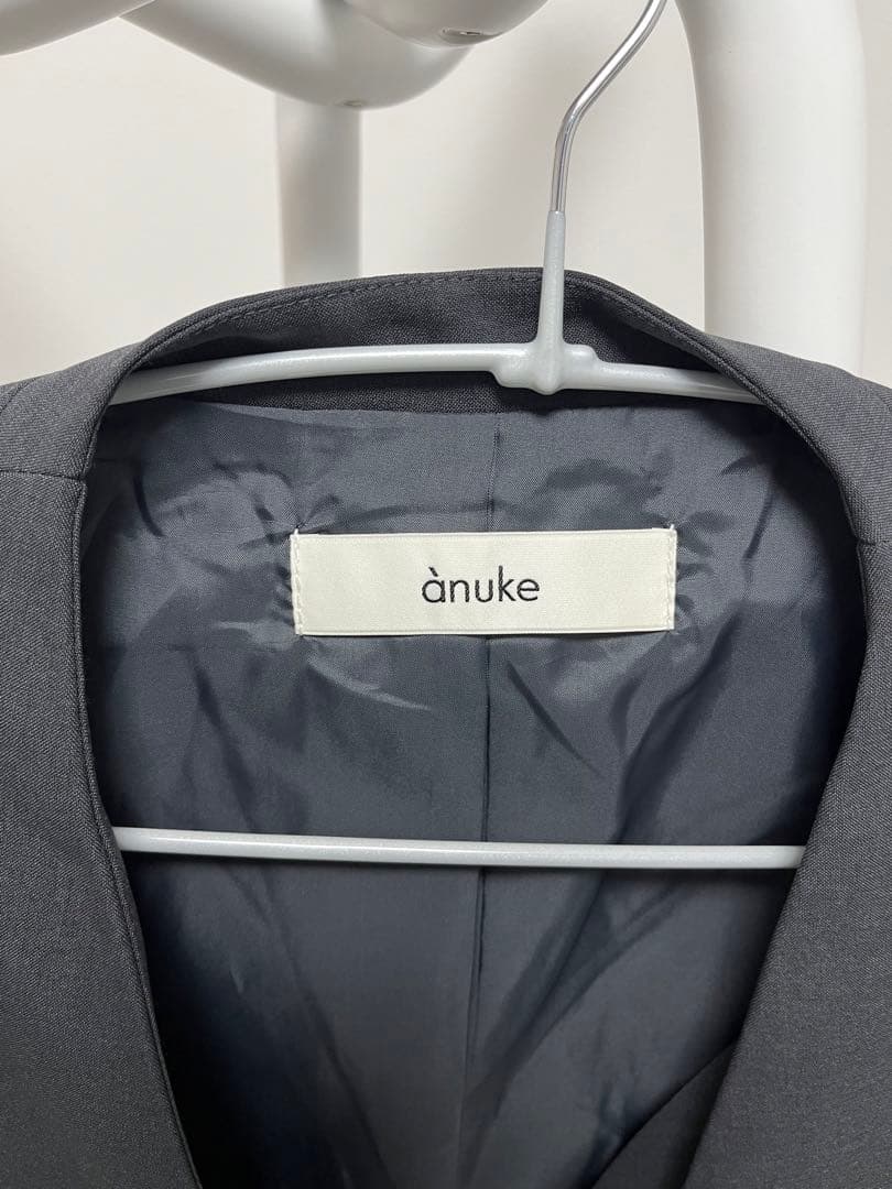 アンヌーク　チャコールグレー ジャケット38