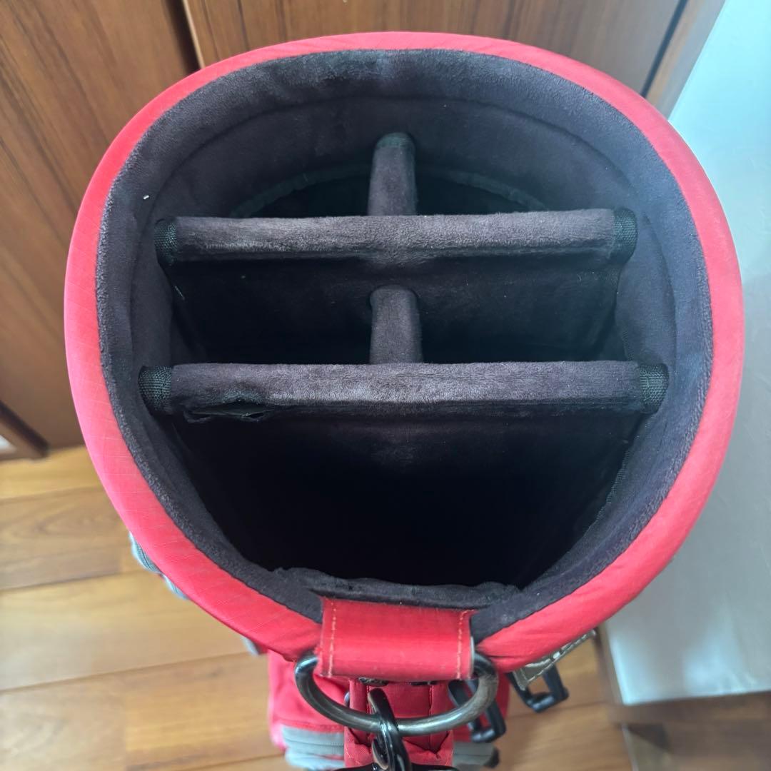 BRIEFING GOLF CR-6 レッド　キャディバッグ