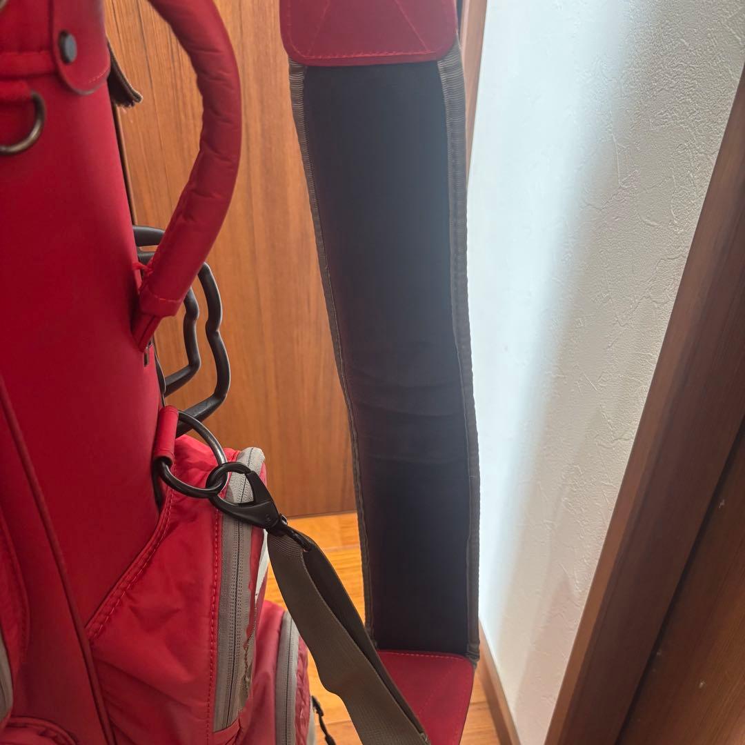 BRIEFING GOLF CR-6 レッド　キャディバッグ