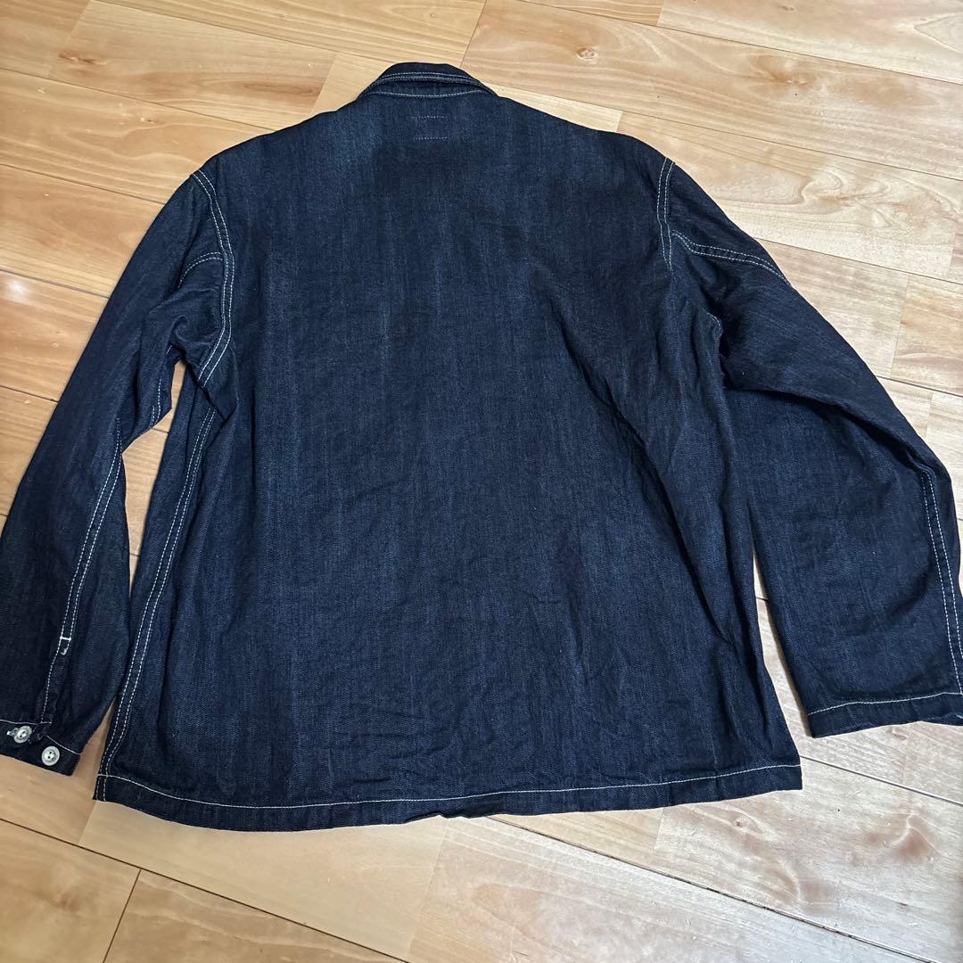 現行モデル。フラットヘッド10ozデニムプルオーバー38サイズ