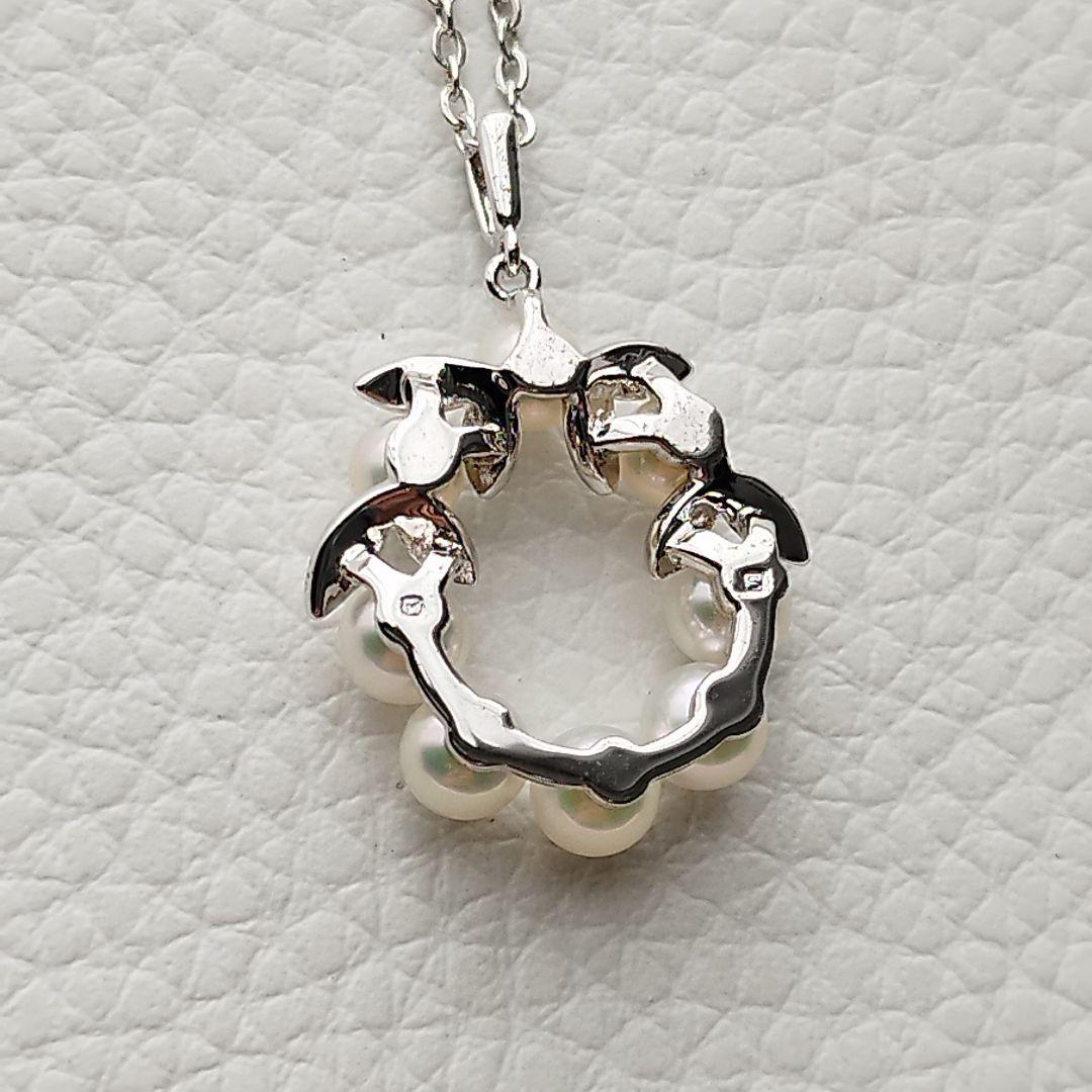 MIKIMOTO　ミキモト　パールネックレス　4.5mm　リース　箱付き