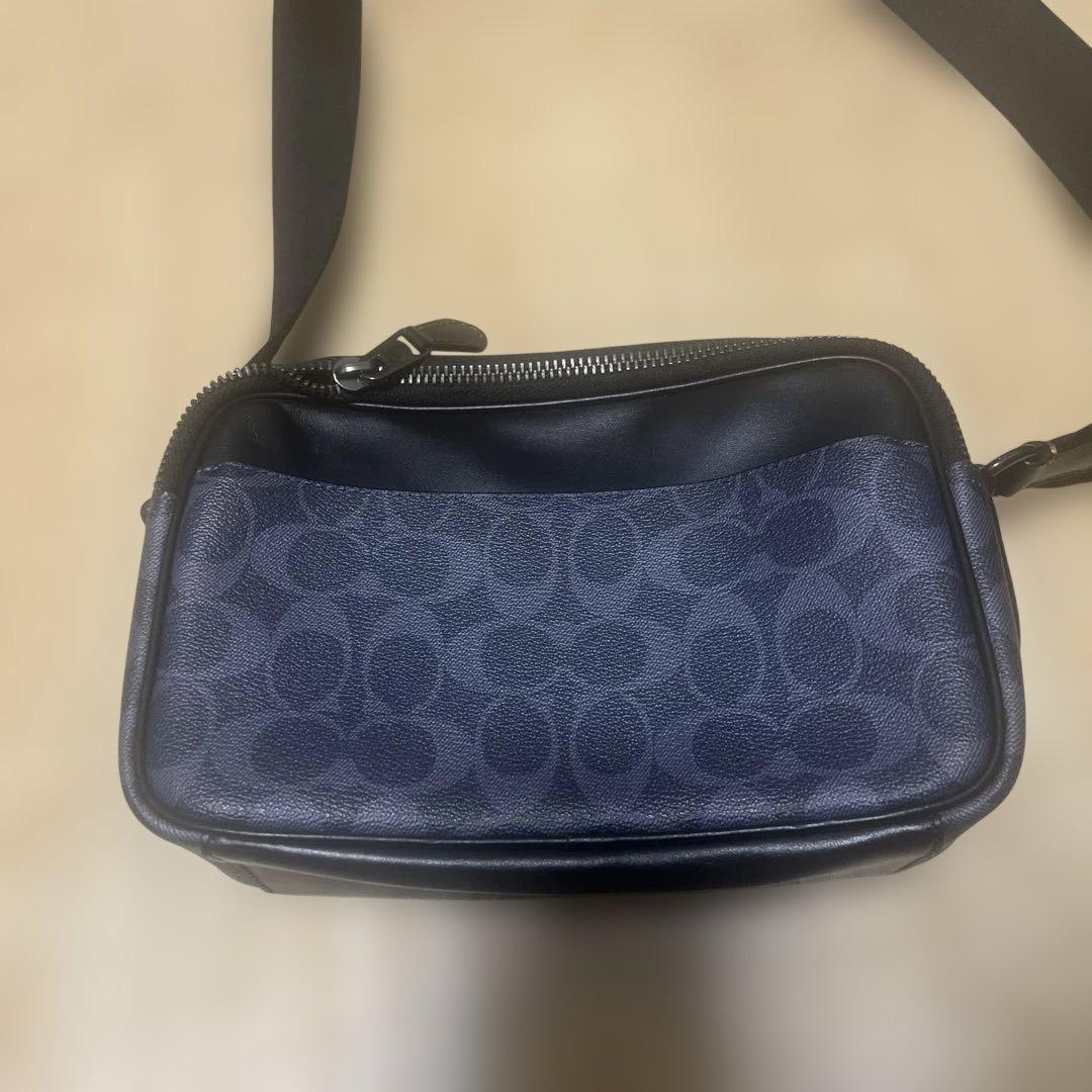 コーチ ネイビー/ブラック ショルダーバッグ