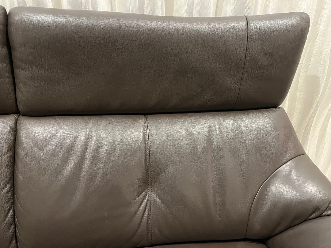 Karimoku カリモク チターノ クラウド 本革 2.5人掛けソファ