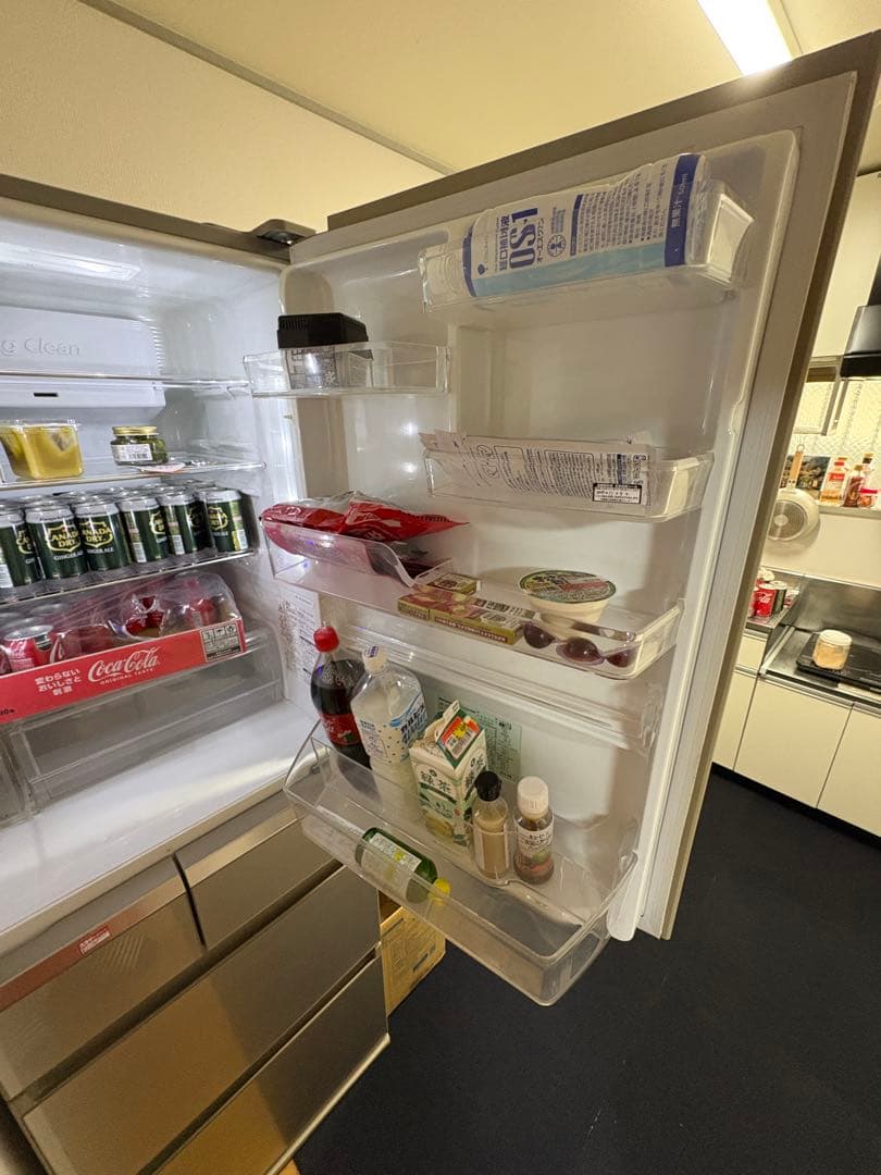 送料無料 Panasonic NR-E431GV-N 冷蔵庫 清掃済