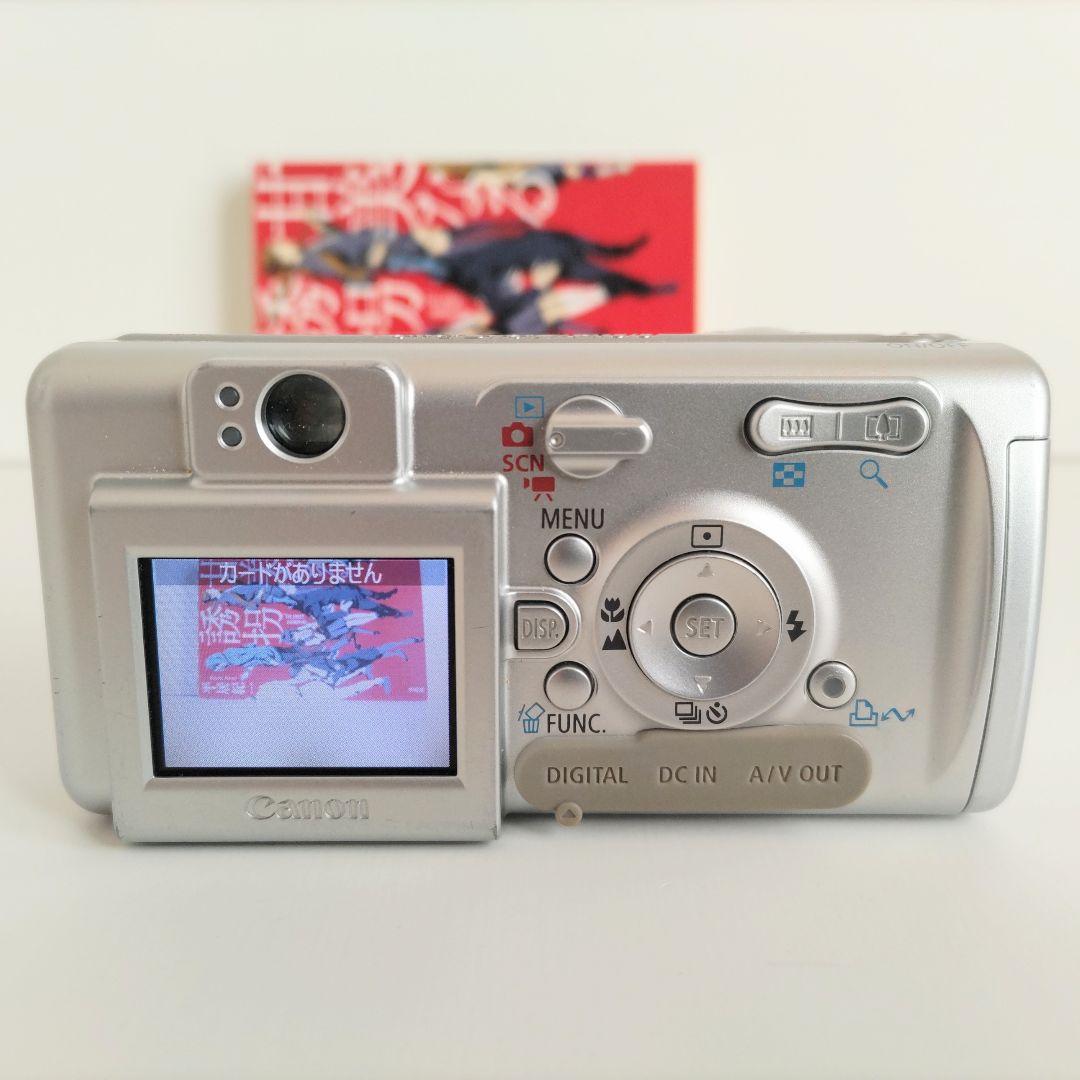 動作品 Canon デジカメ PowerShot A400 単3電池駆動