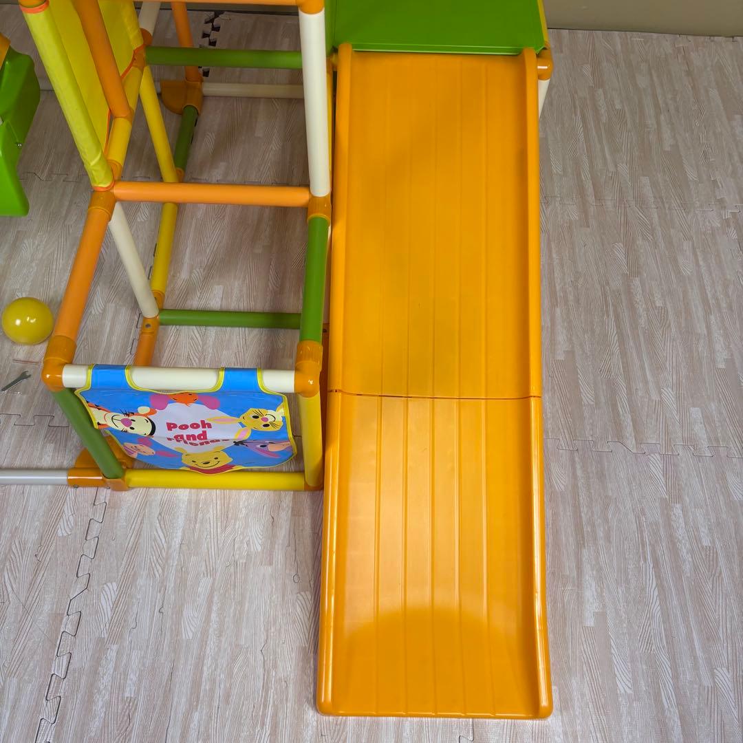 完品　☆美品☆　野中製作所　くまのプーさん　おりたたみロングスロープキッズパーク
